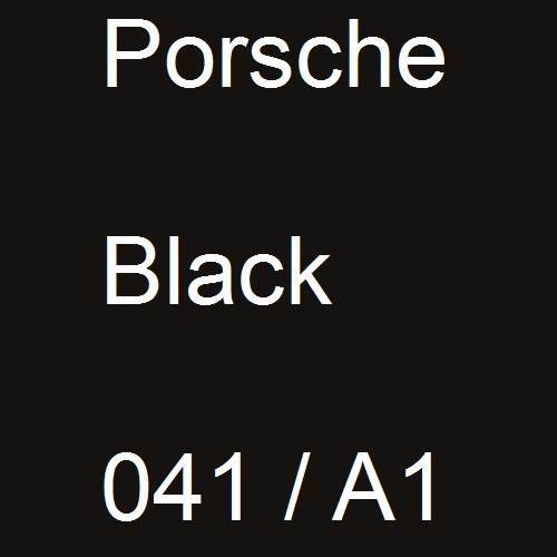Porsche, Black, 041 / A1.